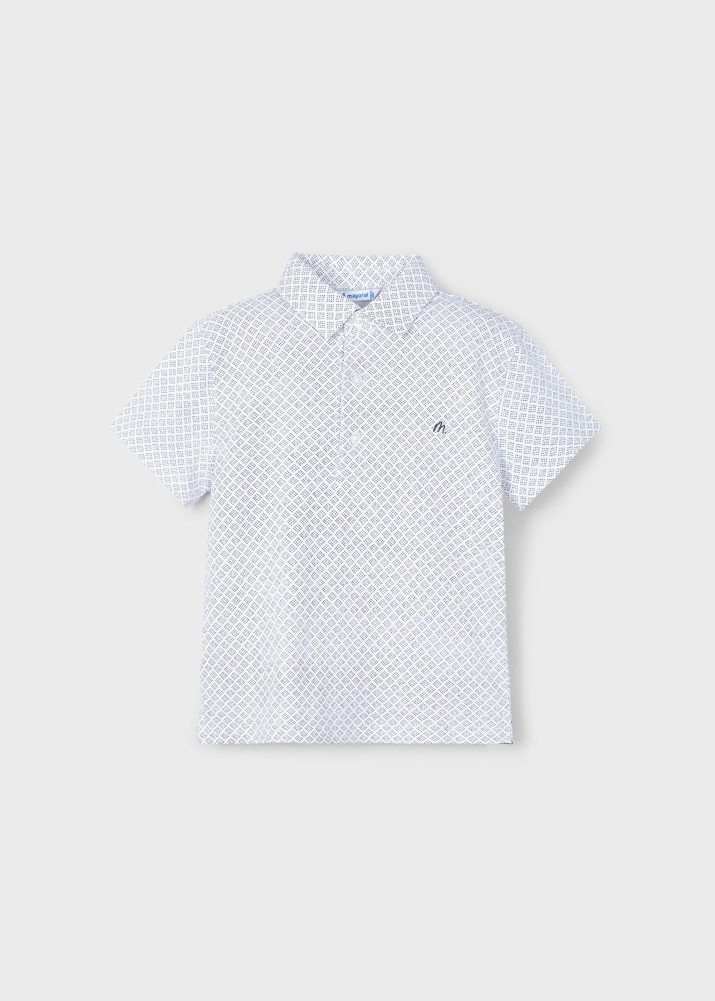 Mayoral Midnight Geometric Polo Shirt