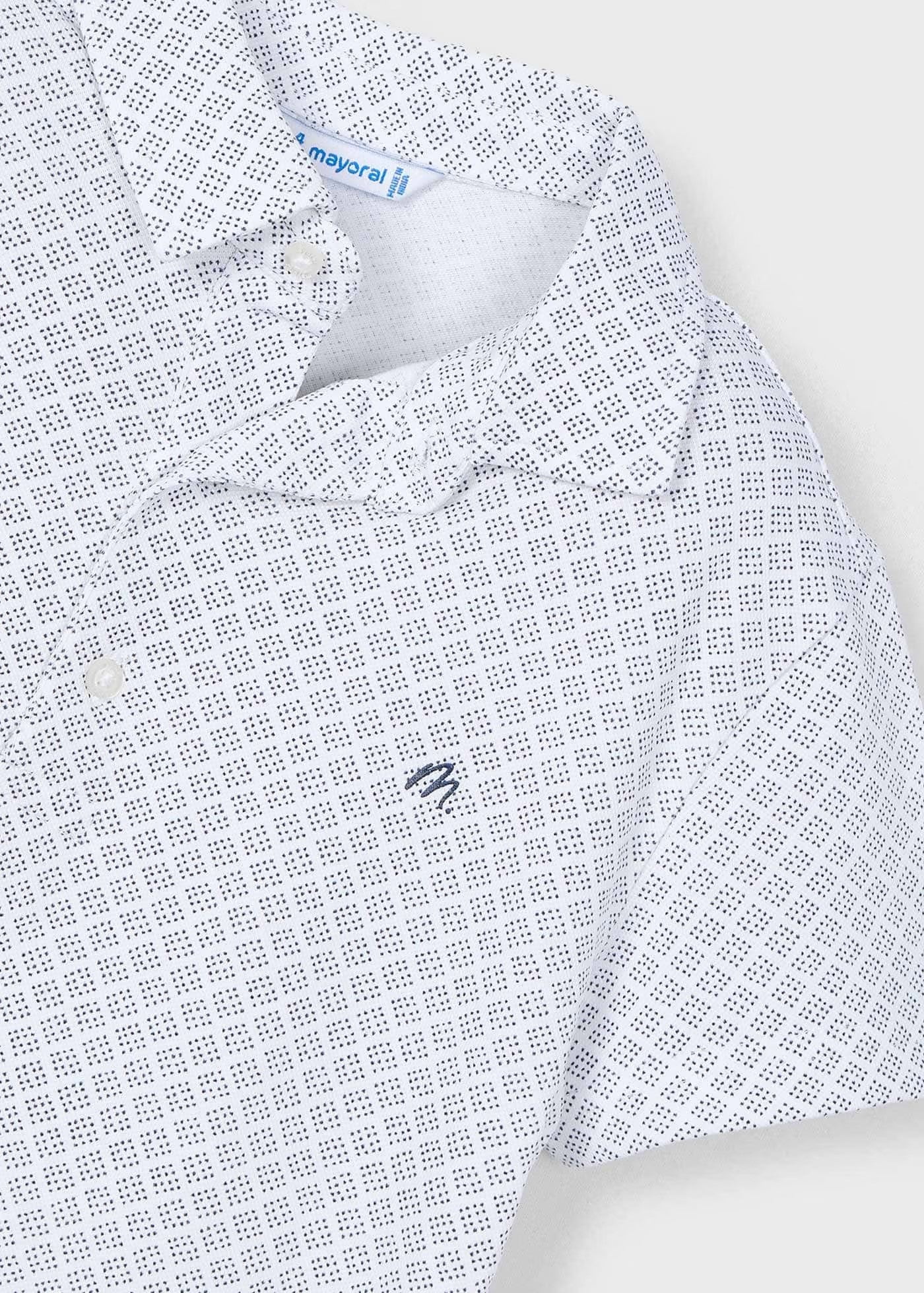 Mayoral Midnight Geometric Polo Shirt