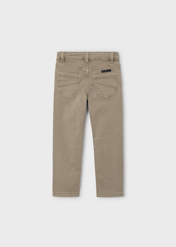 Mayoral Regular Fit Straight Leg Tahin Pant