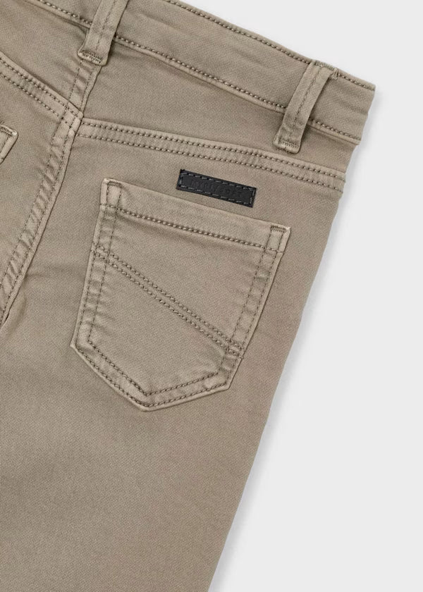 Mayoral Regular Fit Straight Leg Tahin Pant