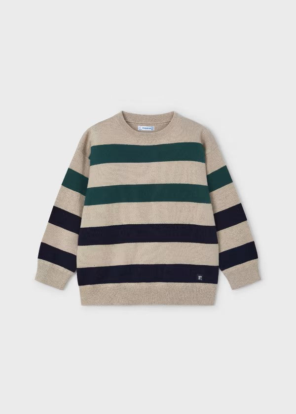 Mayoral Rock Stripe Pullover Sweater