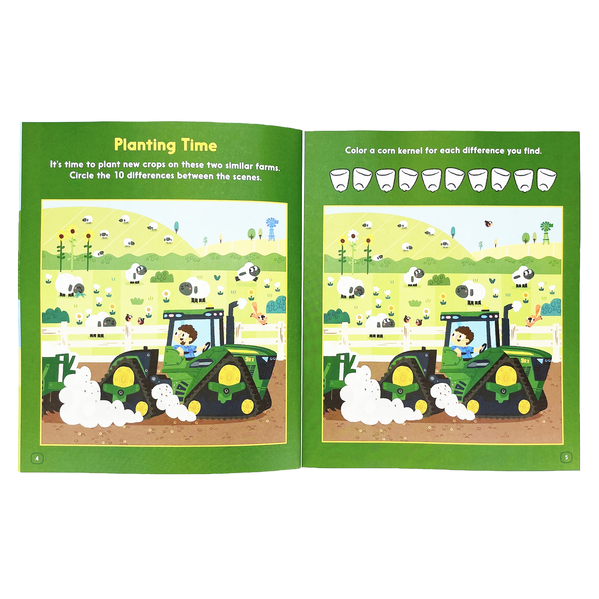 John Deere Kids Mega Machines Activity Book