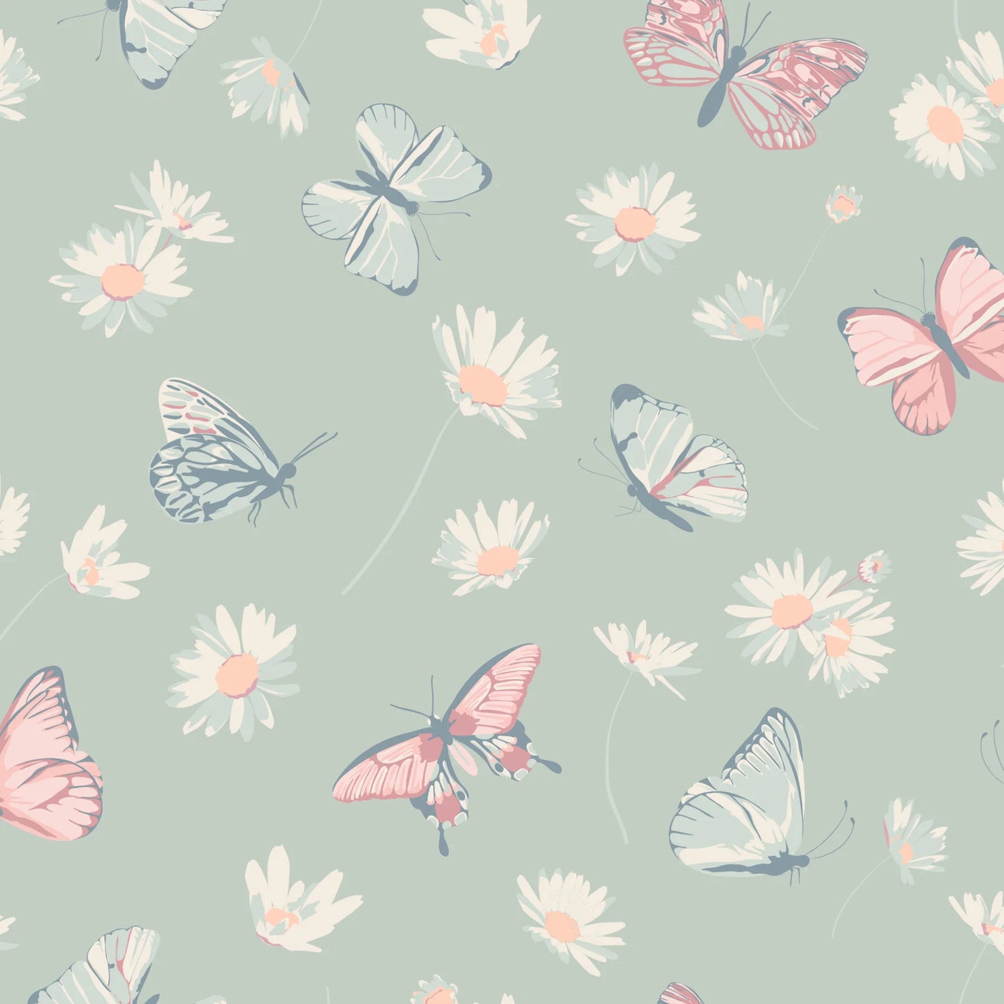 Sweet Bamboo Butterfly Daisy Mint Romper