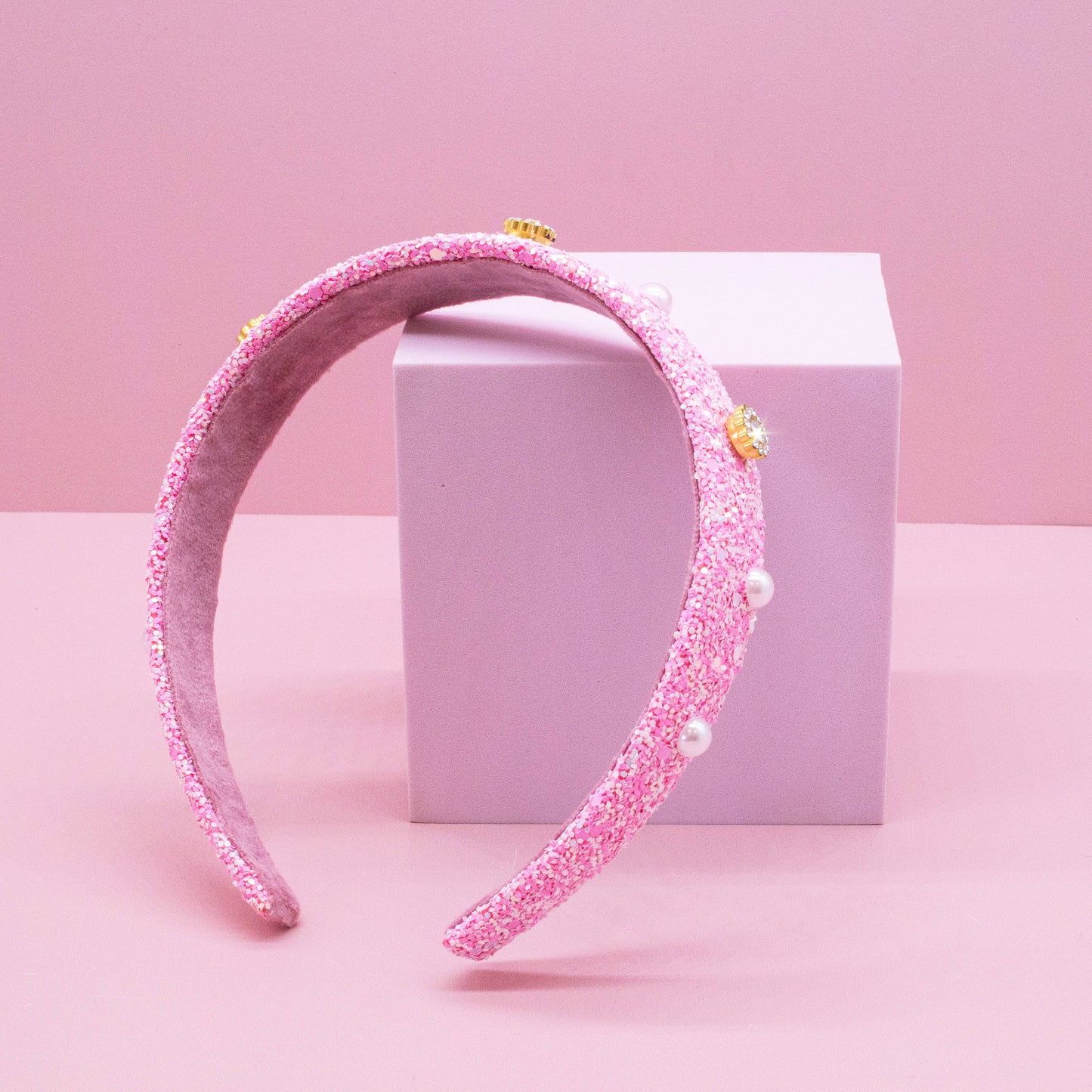 Embellished Glitter Headband