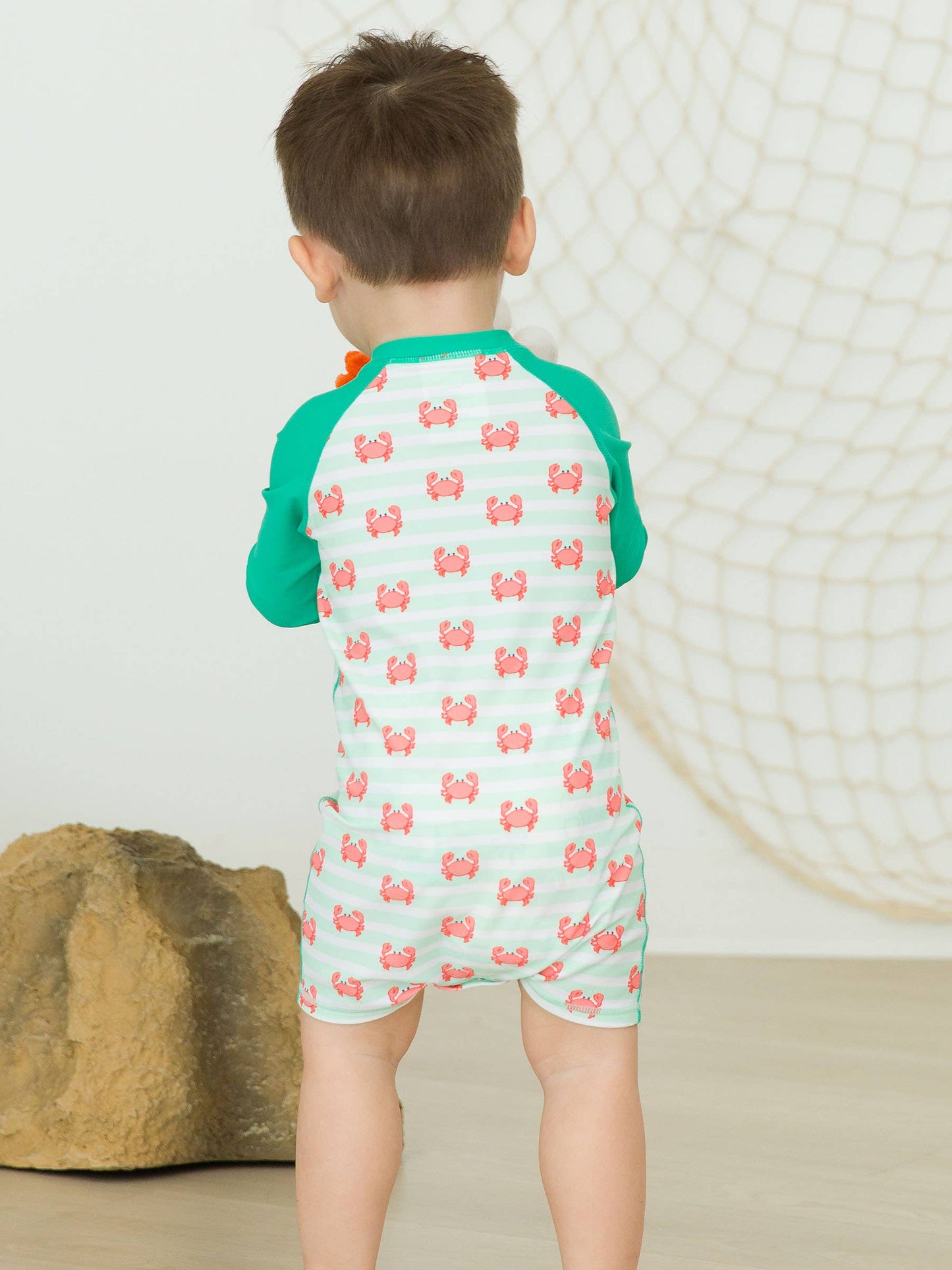 RuggedButts Crabby Cove Rash Guard Swimsuit