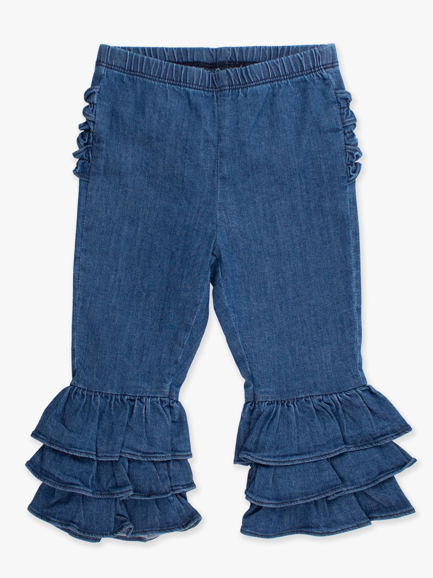 RuffleButts Ruffle Flare Pants