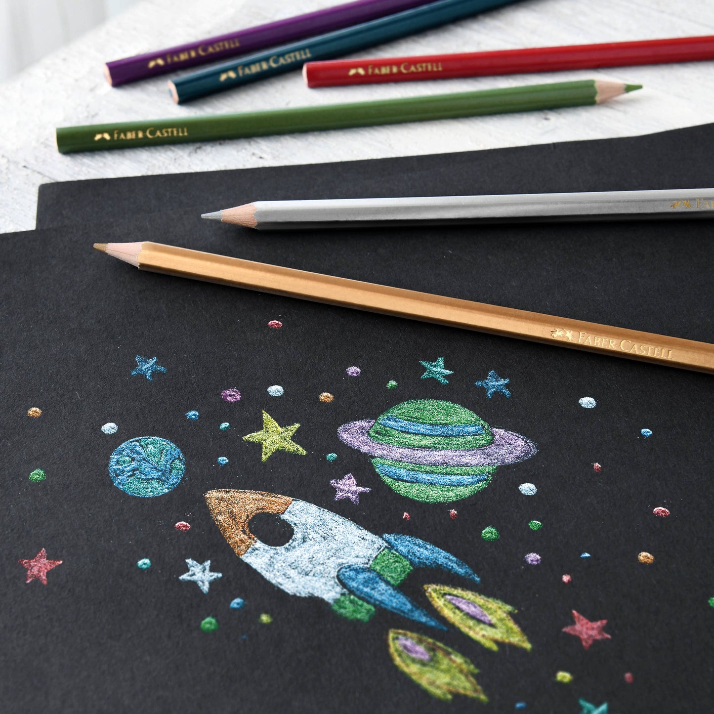 Metallic Color Pencils Set for Kids EcoPencils