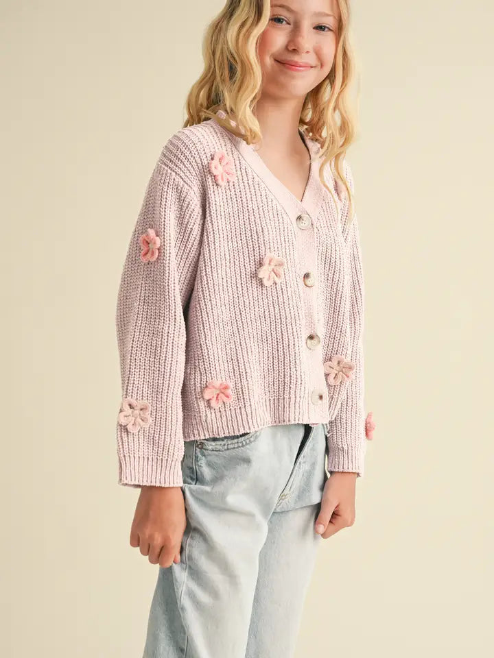 Crochet Flower Cardigan