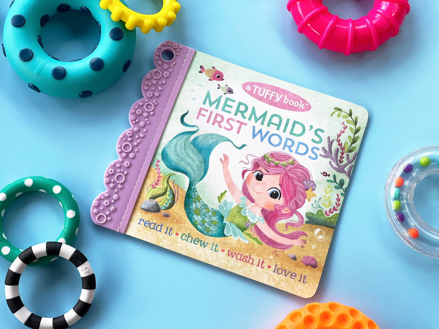 Mermaid's First Words A Tuffy Teether Indestructible Book