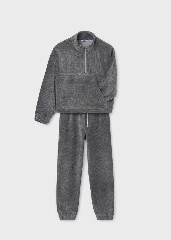Mayoral Titanium Corduroy Tracksuit