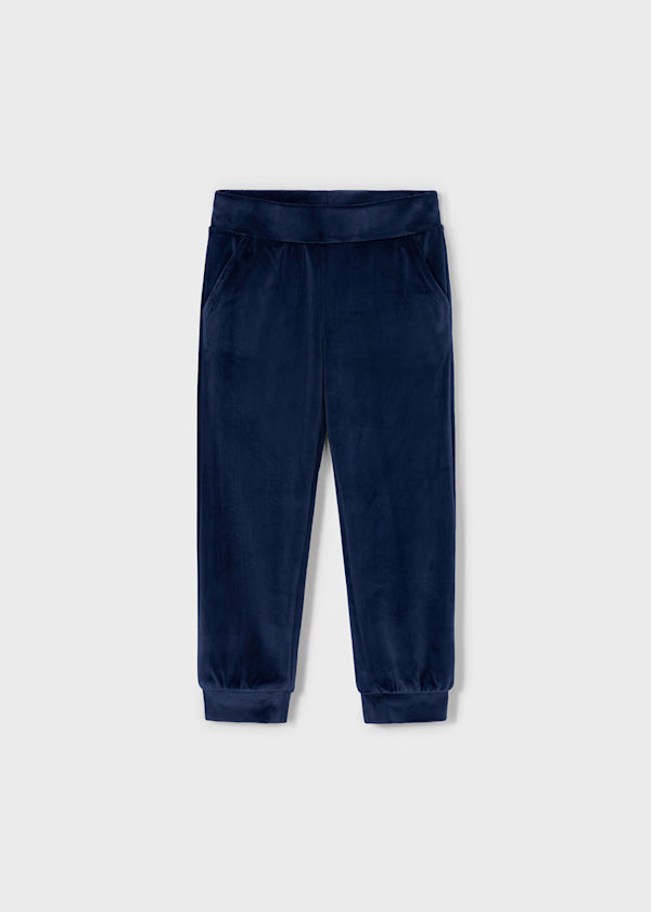 Mayoral Navy Sparkle Velour Tracksuit