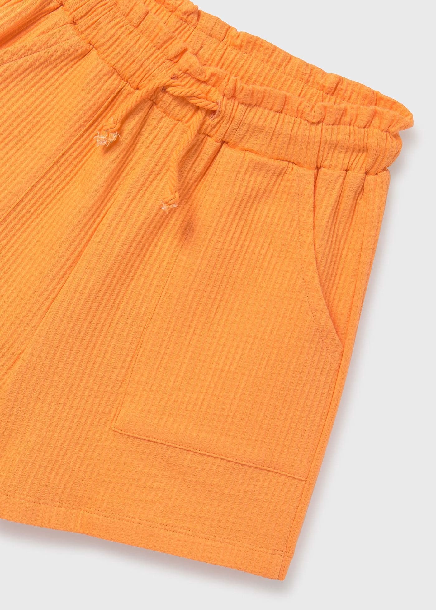 Mayoral Orange Textured Short Set