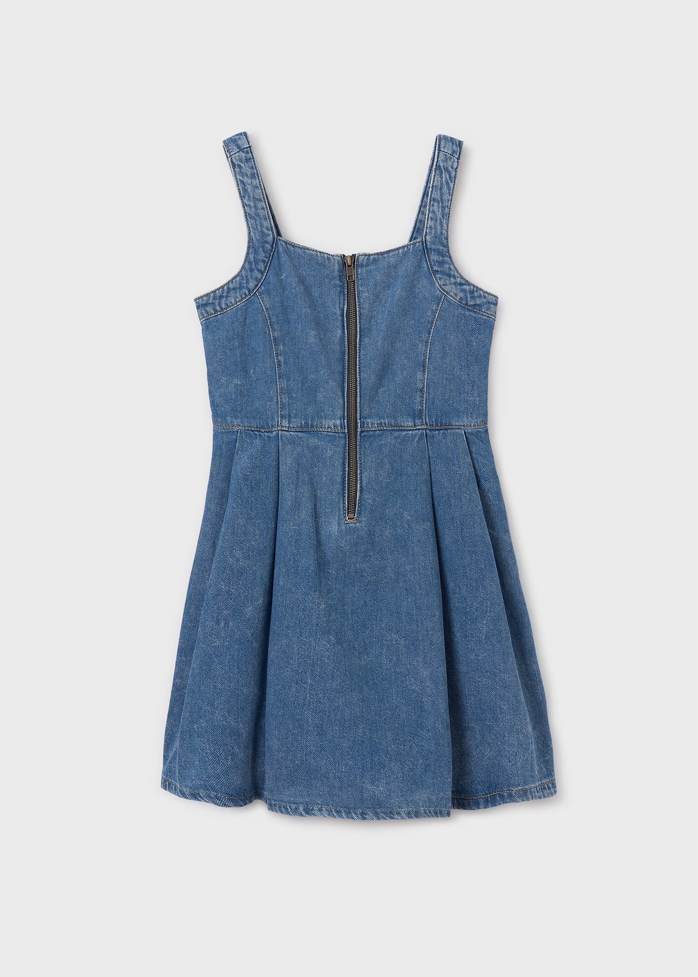 Mayoral Denim Zipper Dress