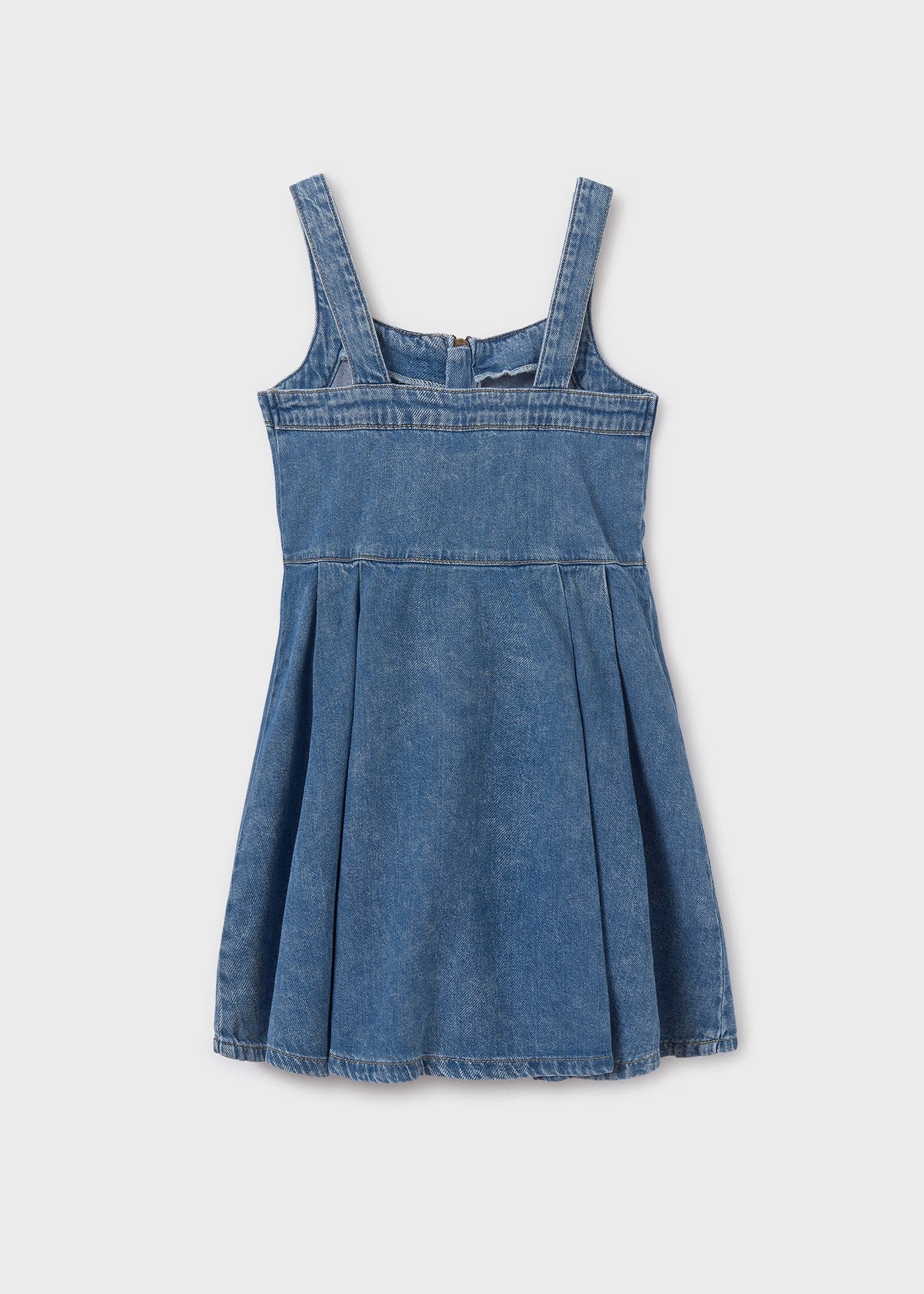 Mayoral Denim Zipper Dress