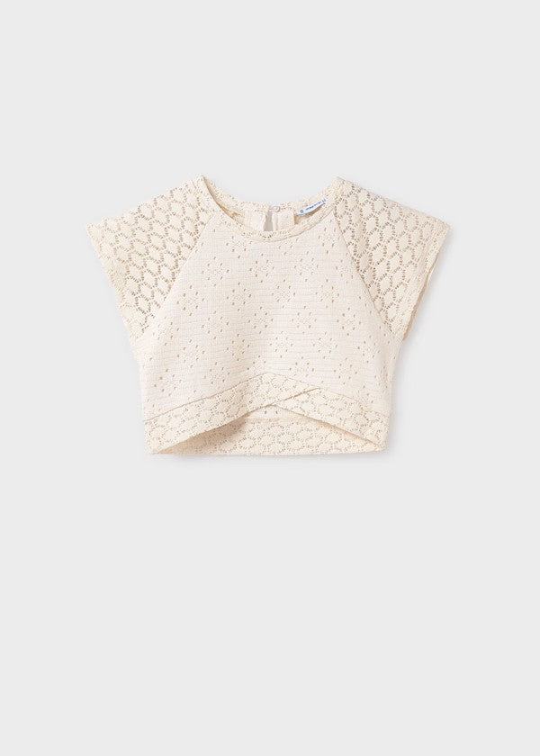 Mayoral Bone Eyelet Set