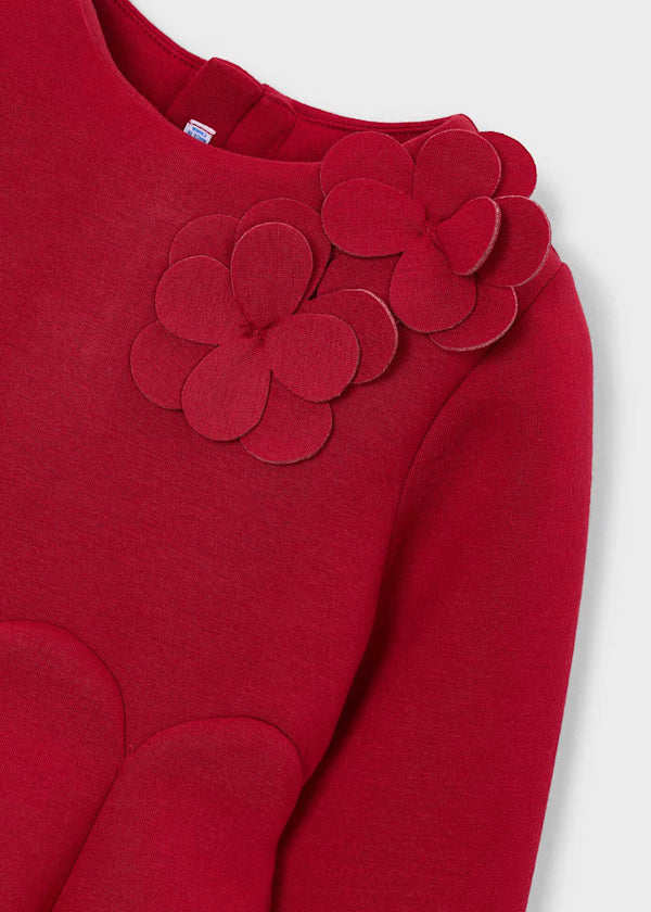 Mayoral Red Floral Dress