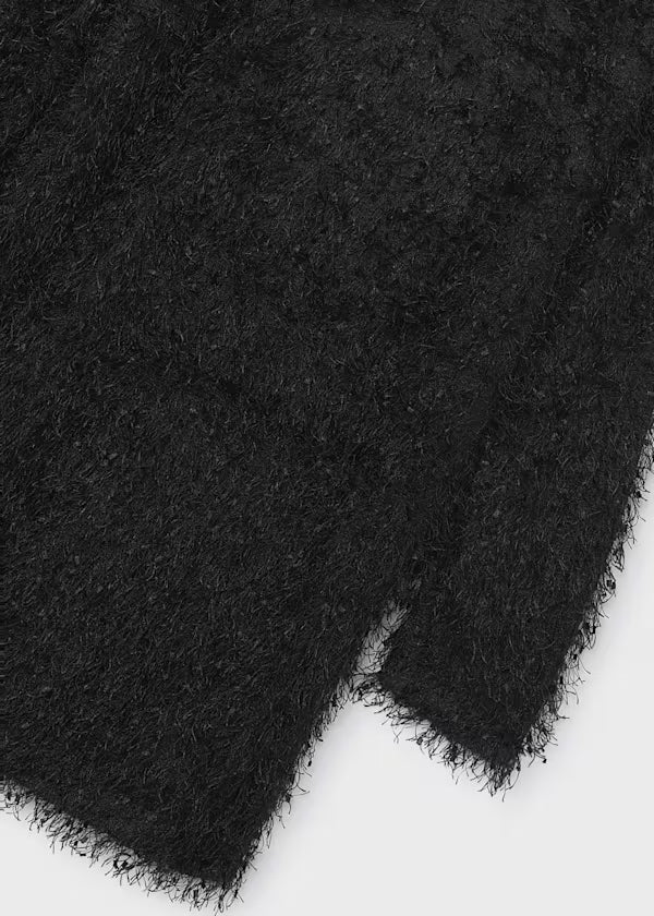 Mayoral Black Fringe Dress