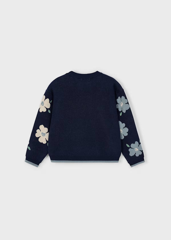 Mayoral Jade Floral Sweater