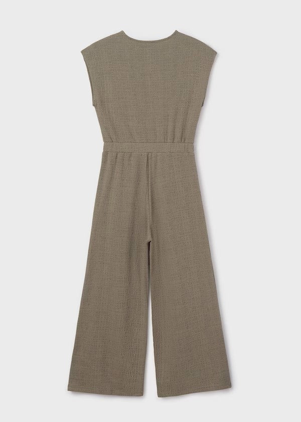 Mayoral Moss Button Jumpsuit