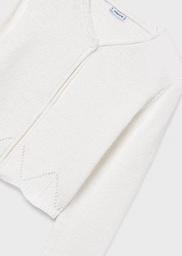 Mayoral Bone Knit Cardigan