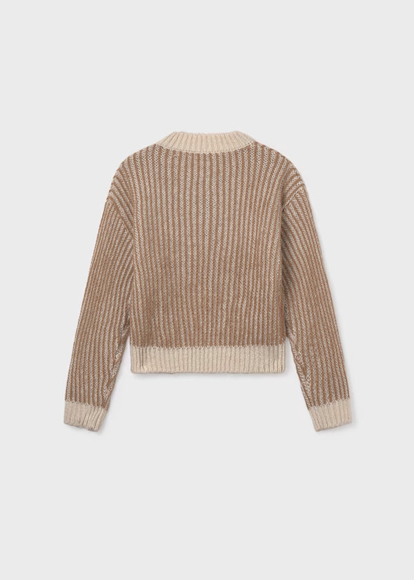 Mayoral Camel Knit Sweater