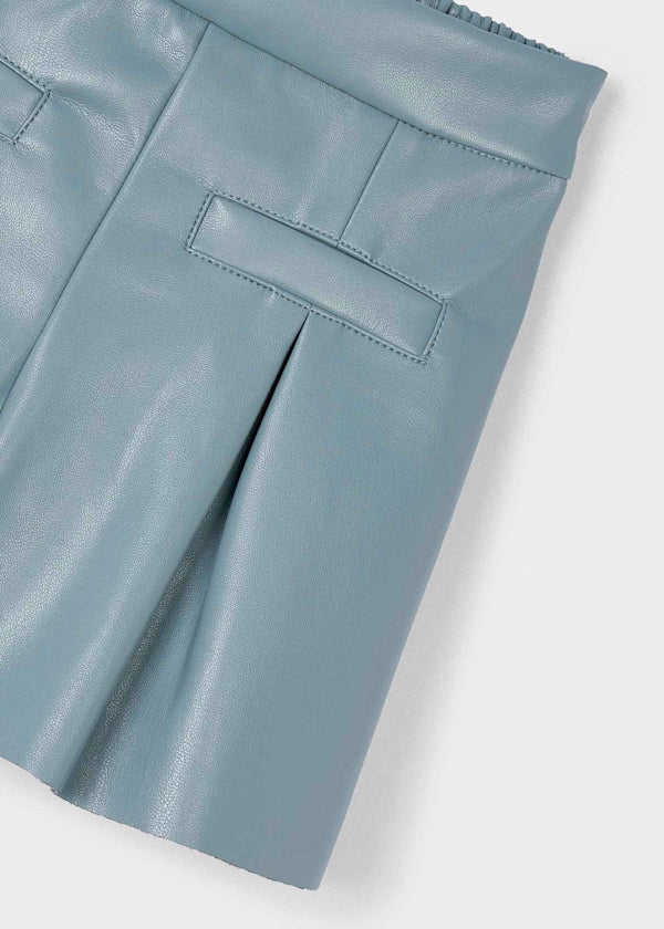Mayoral Sage Leatherette Short