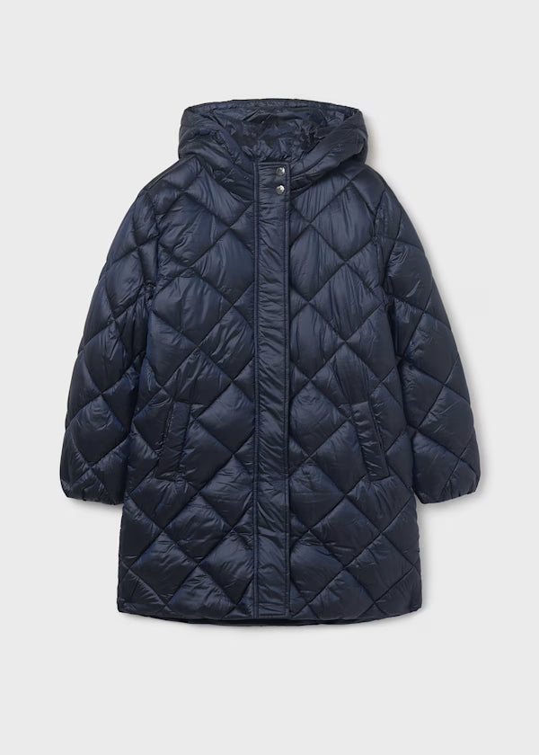 Mayoral Navy Puffer Coat