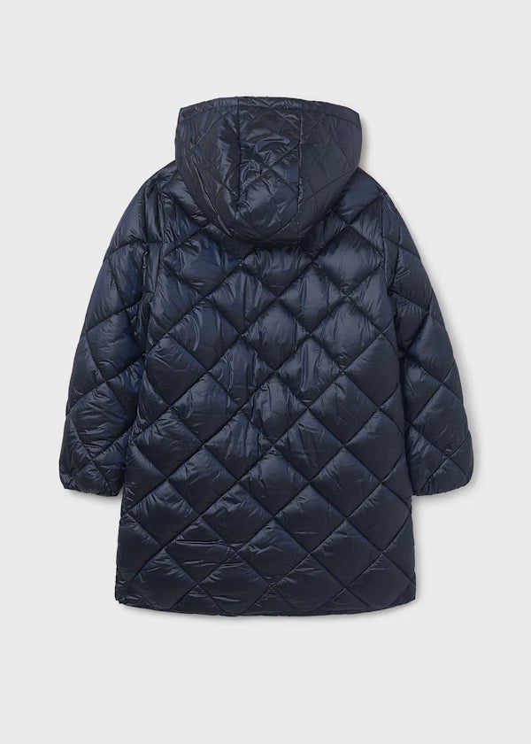 Mayoral Navy Puffer Coat