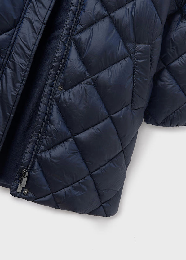 Mayoral Navy Puffer Coat
