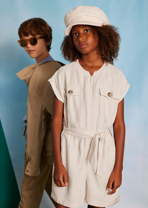 Mayoral Sand Zipper Romper