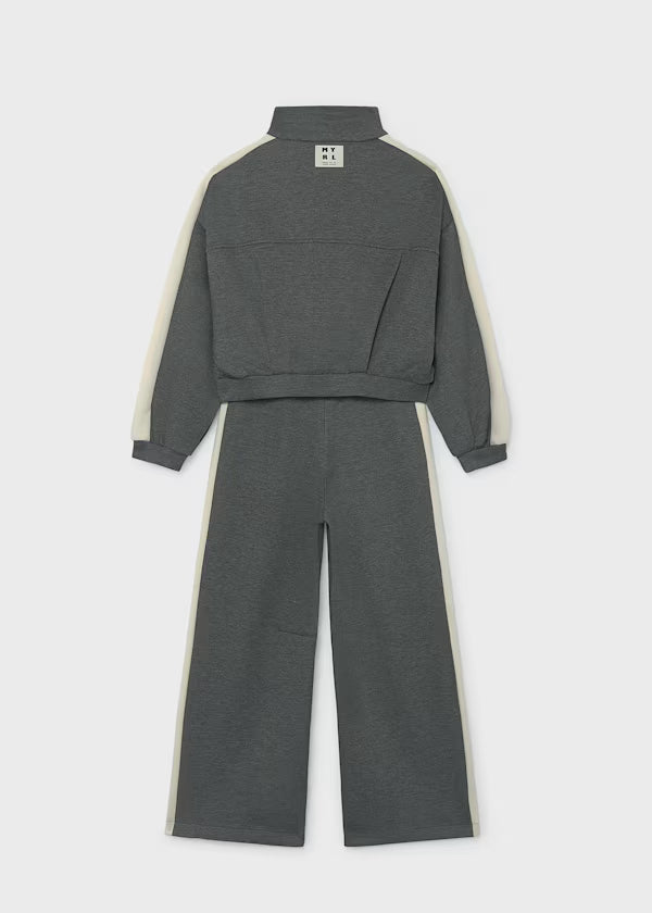 Mayoral Charcoal Side Stripe Tracksuit