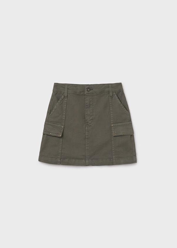 Mayoral Green Pocket Skirt