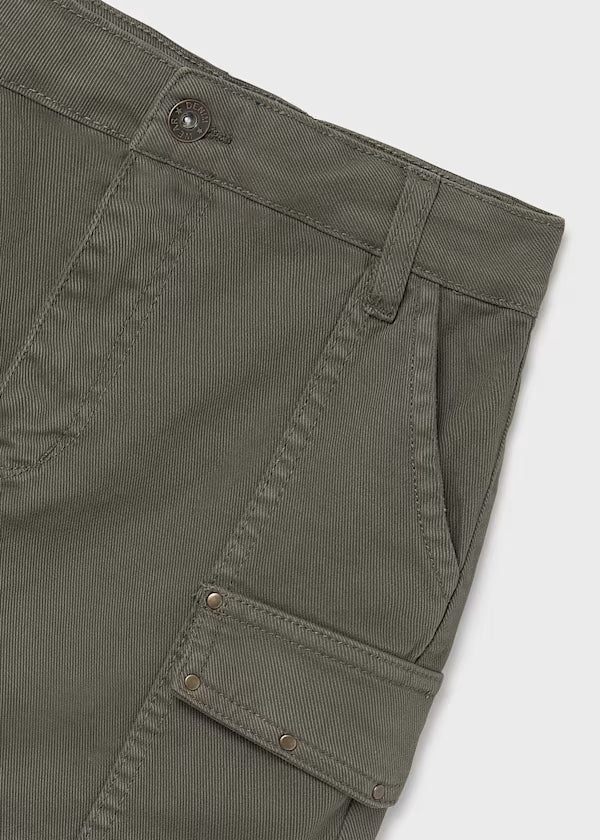 Mayoral Green Pocket Skirt