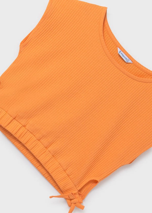 Mayoral Orange Textured Short Set