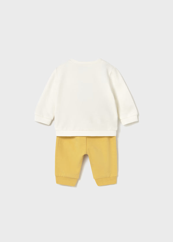 Mayoral Honey Dinosaur Embroidered Set