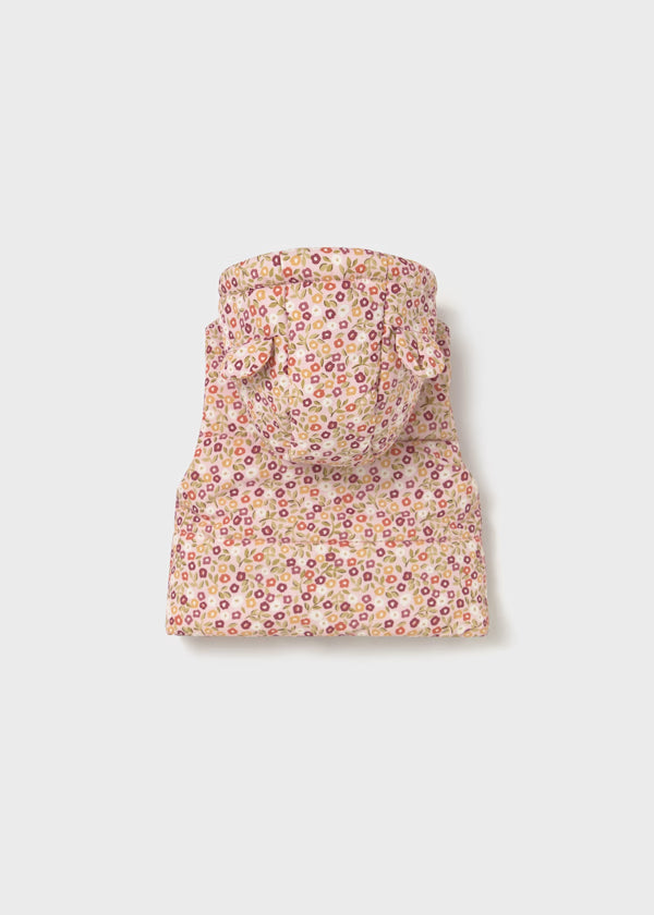 Mayoral Floral Puffer Vest Outfit