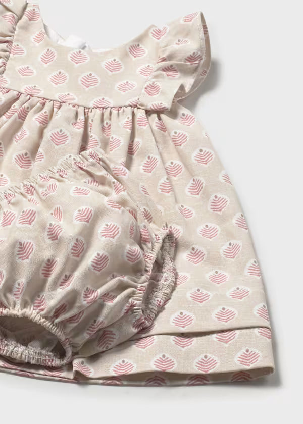 Mayoral Terracotta Printed Dress