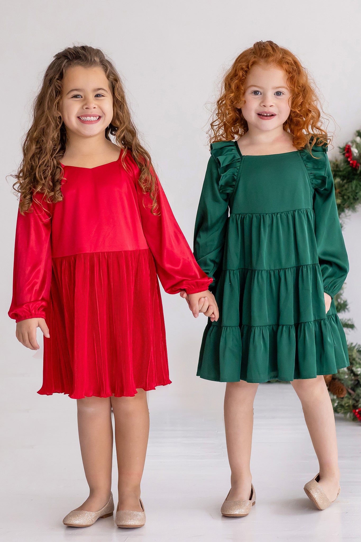 Isobella & Chloe Red Merry 'n Bright Dress