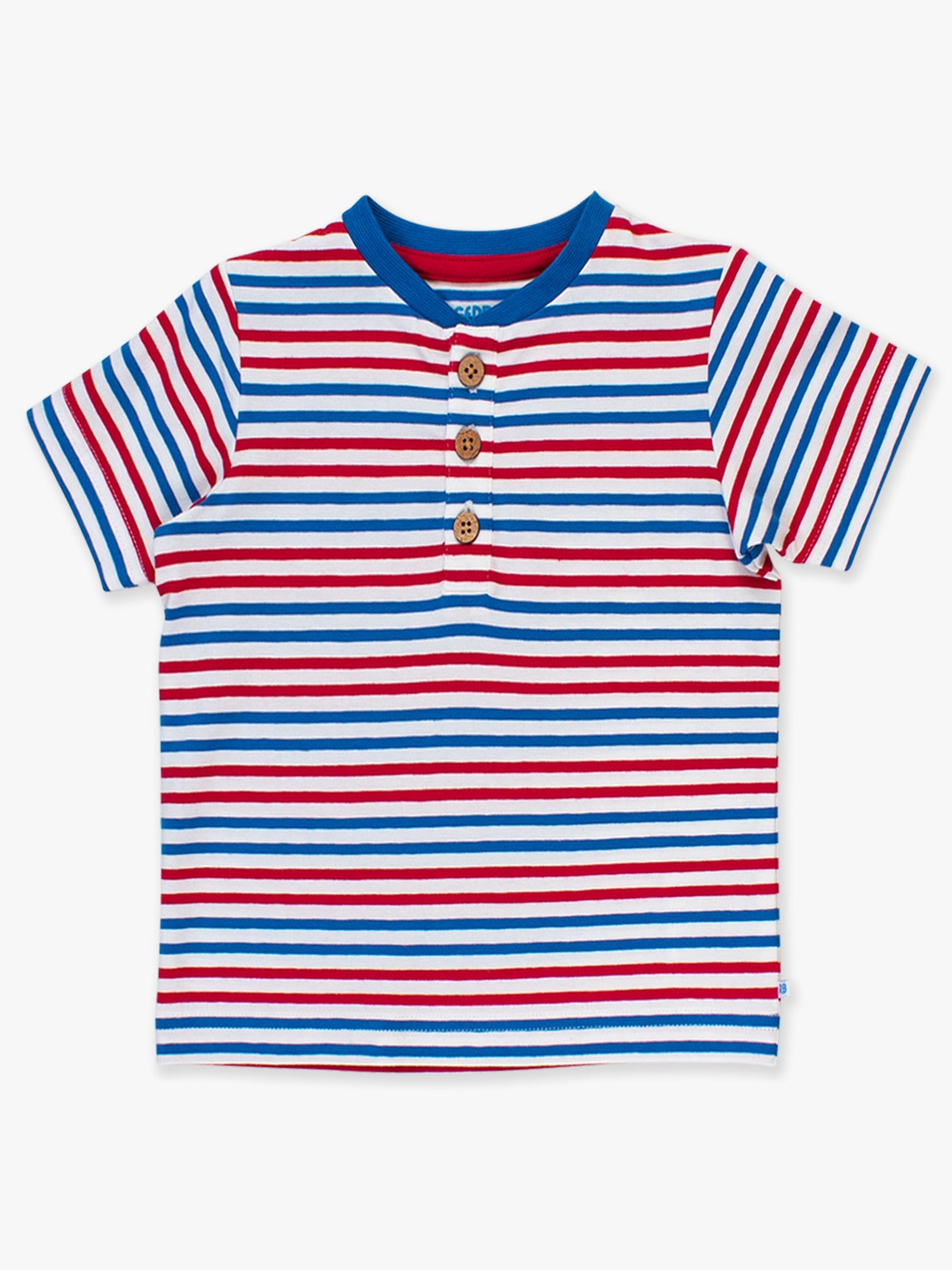RuggedButts Red White & Blue Stripe Henley