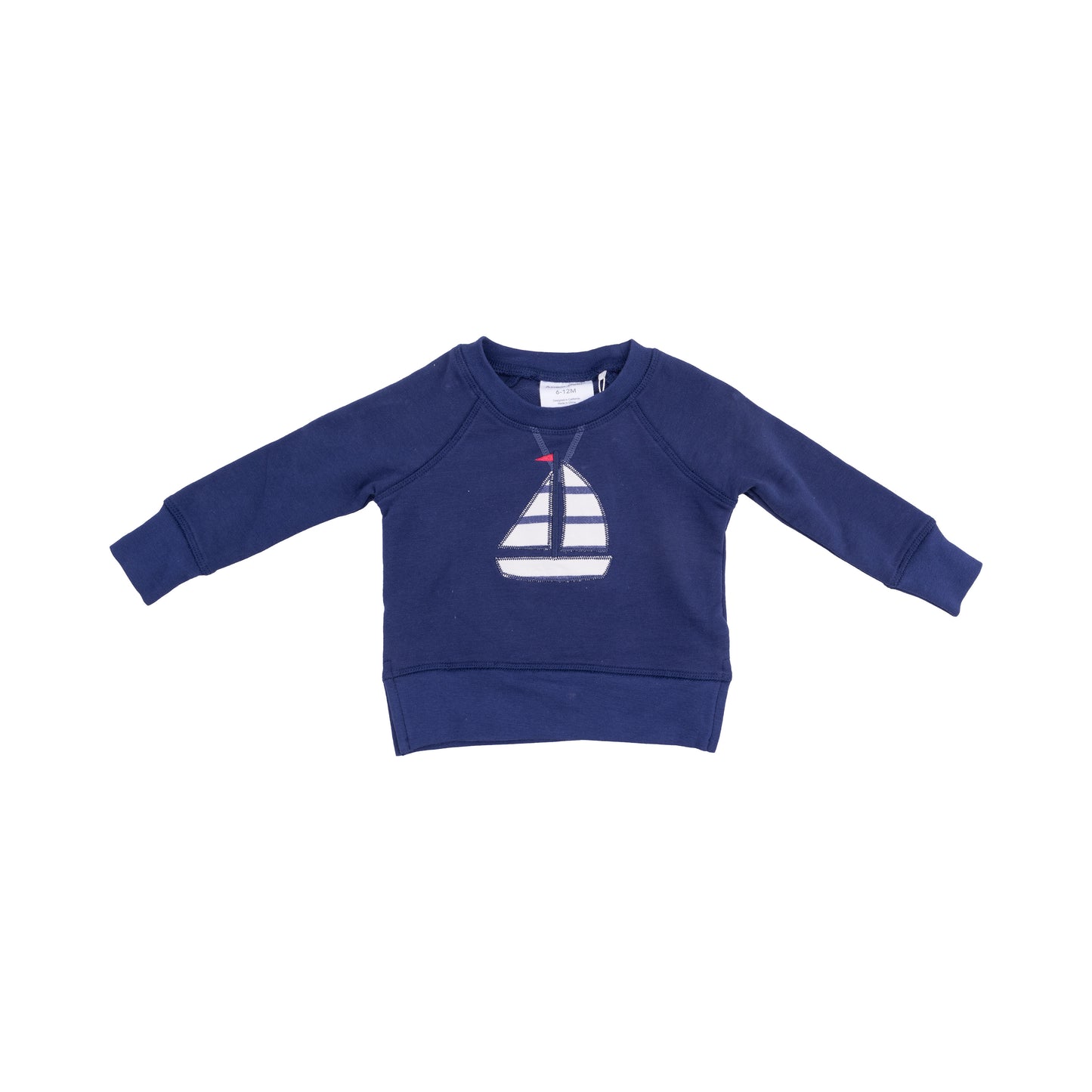 Angel Dear Sailboat Applique Sweatshirt & Short Set