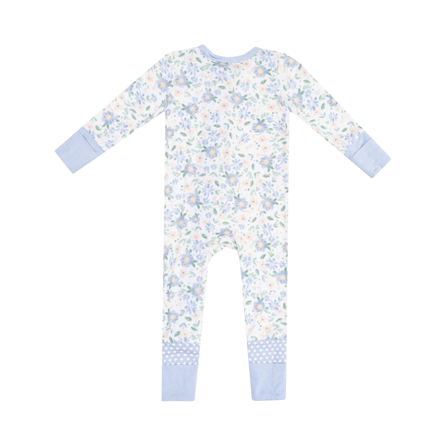 Angel Dear Veronical Floral Zipper Romper
