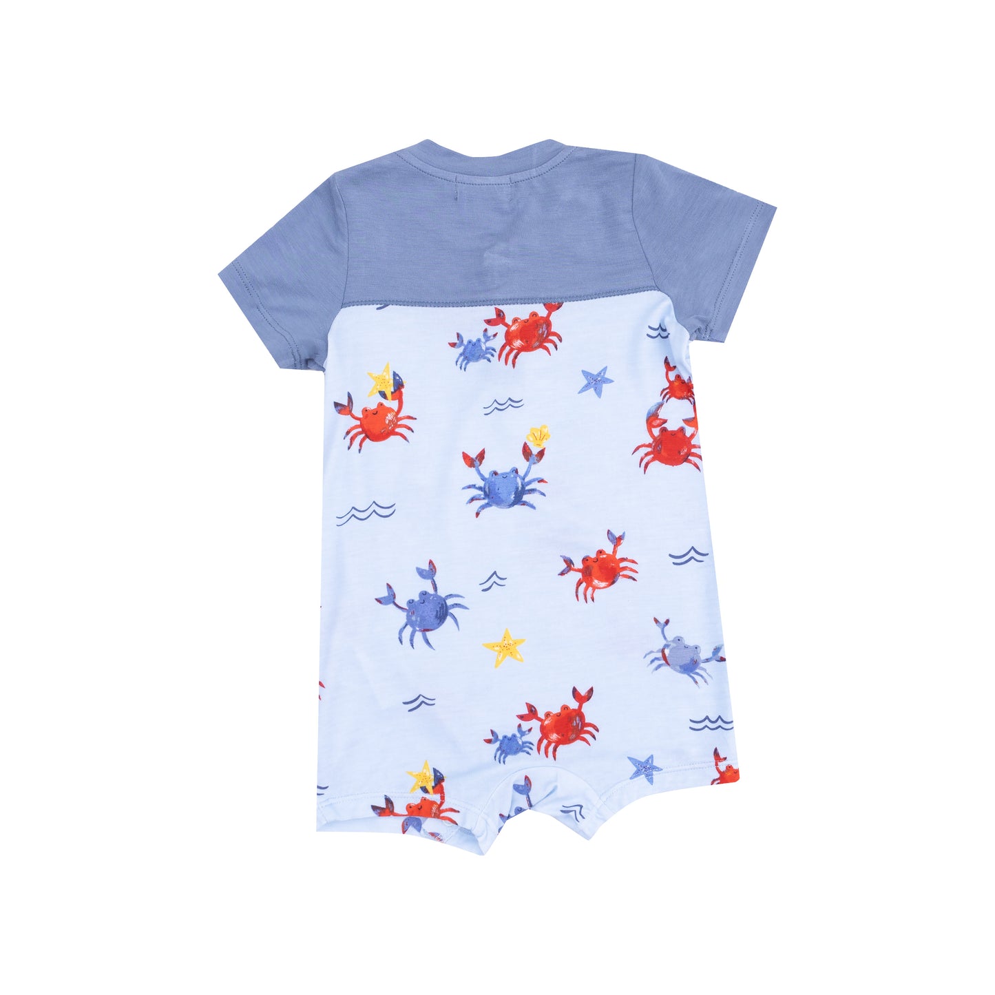 Angel Dear Crayon Crab Henley Romper