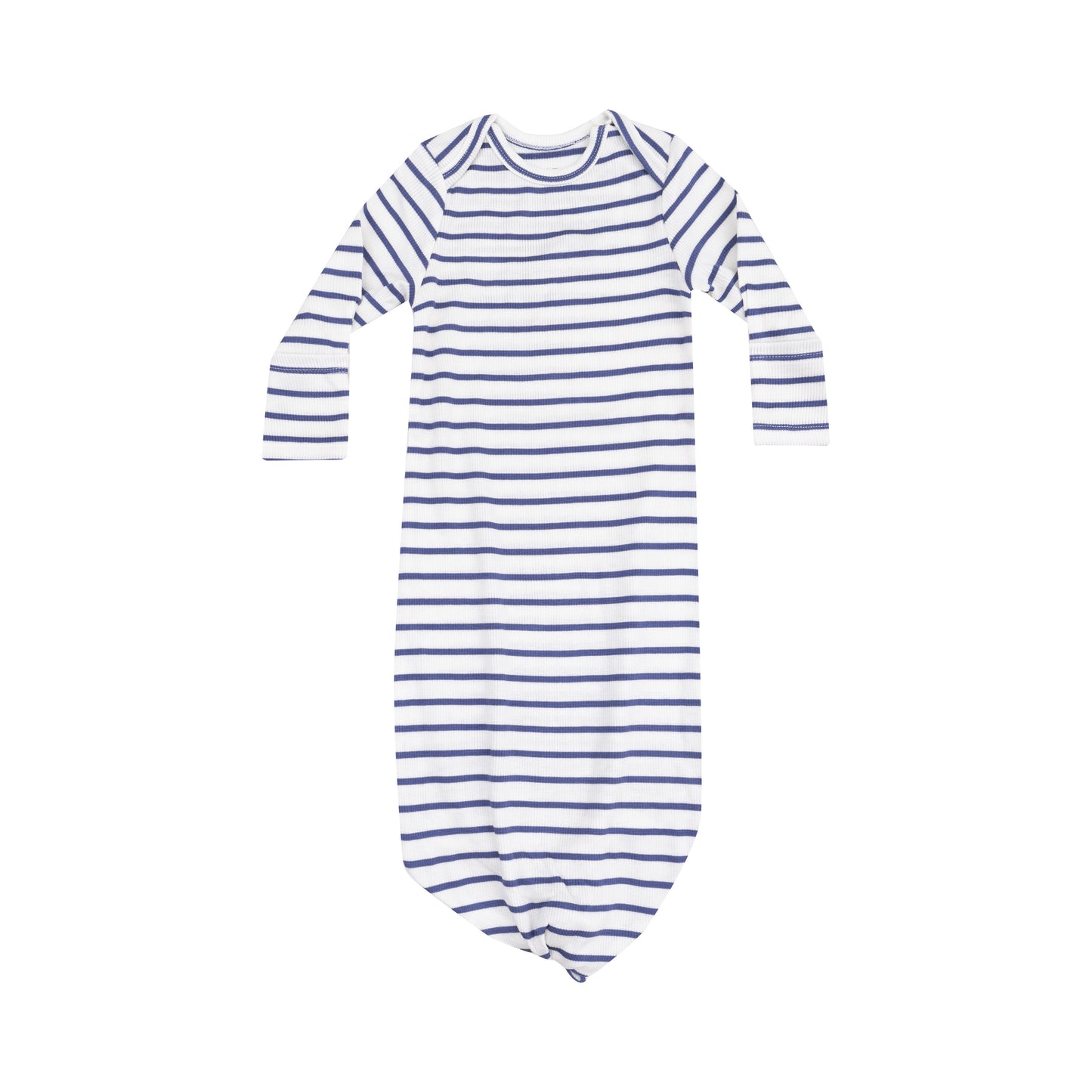 Angel Dear Navy Stripe Knotted Gown