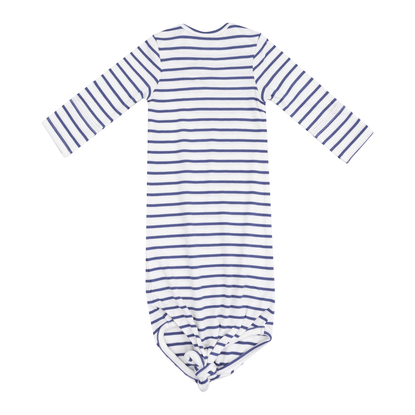Angel Dear Navy Stripe Knotted Gown