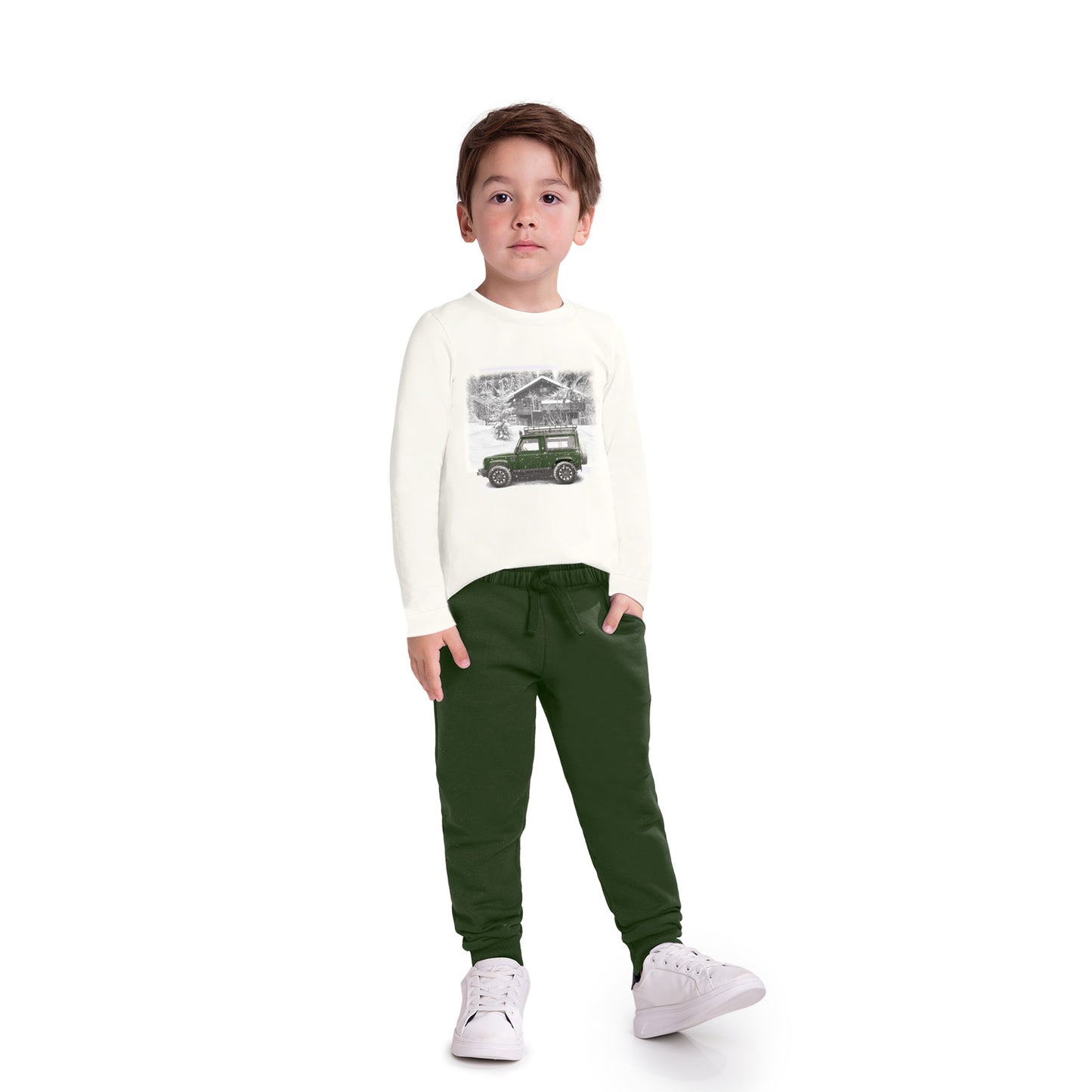 Milon Green Winter Jeep Set