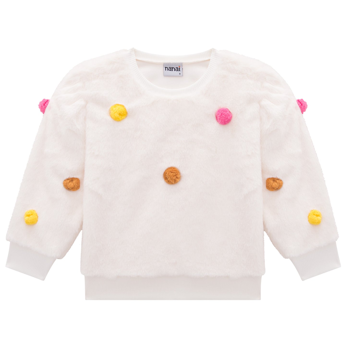 Nanai Fuzzy Pom Pom Top & Legging