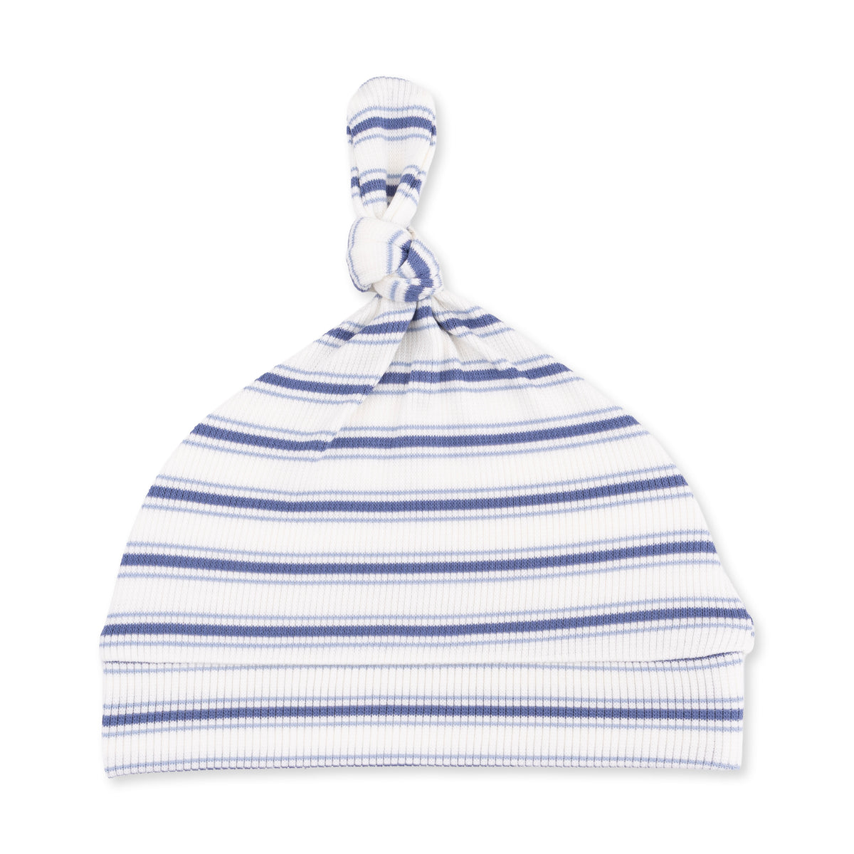 Angel Dear Vintage Blue Stripe Knotted Hat