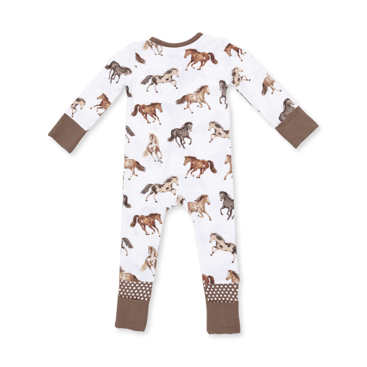 Angel Dear Wild Horses Convertible Romper