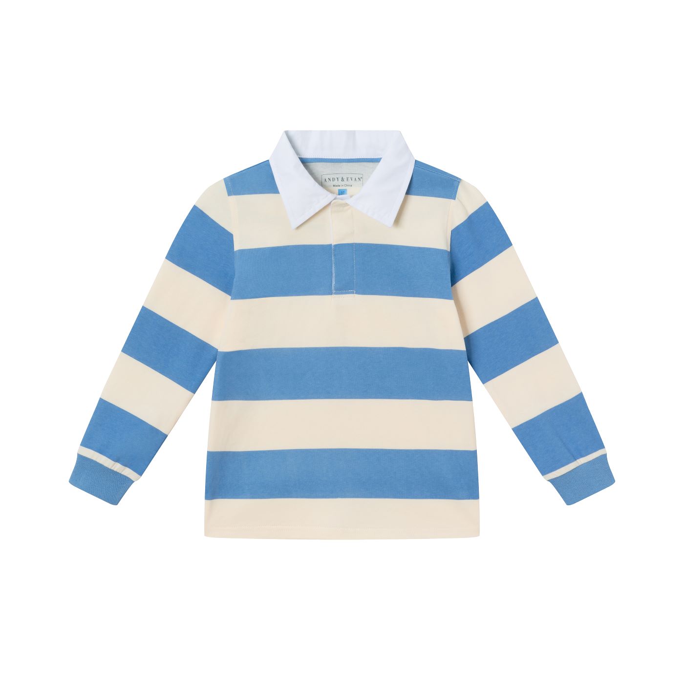 Andy & Evan Blue Stripe Rugby Shirt