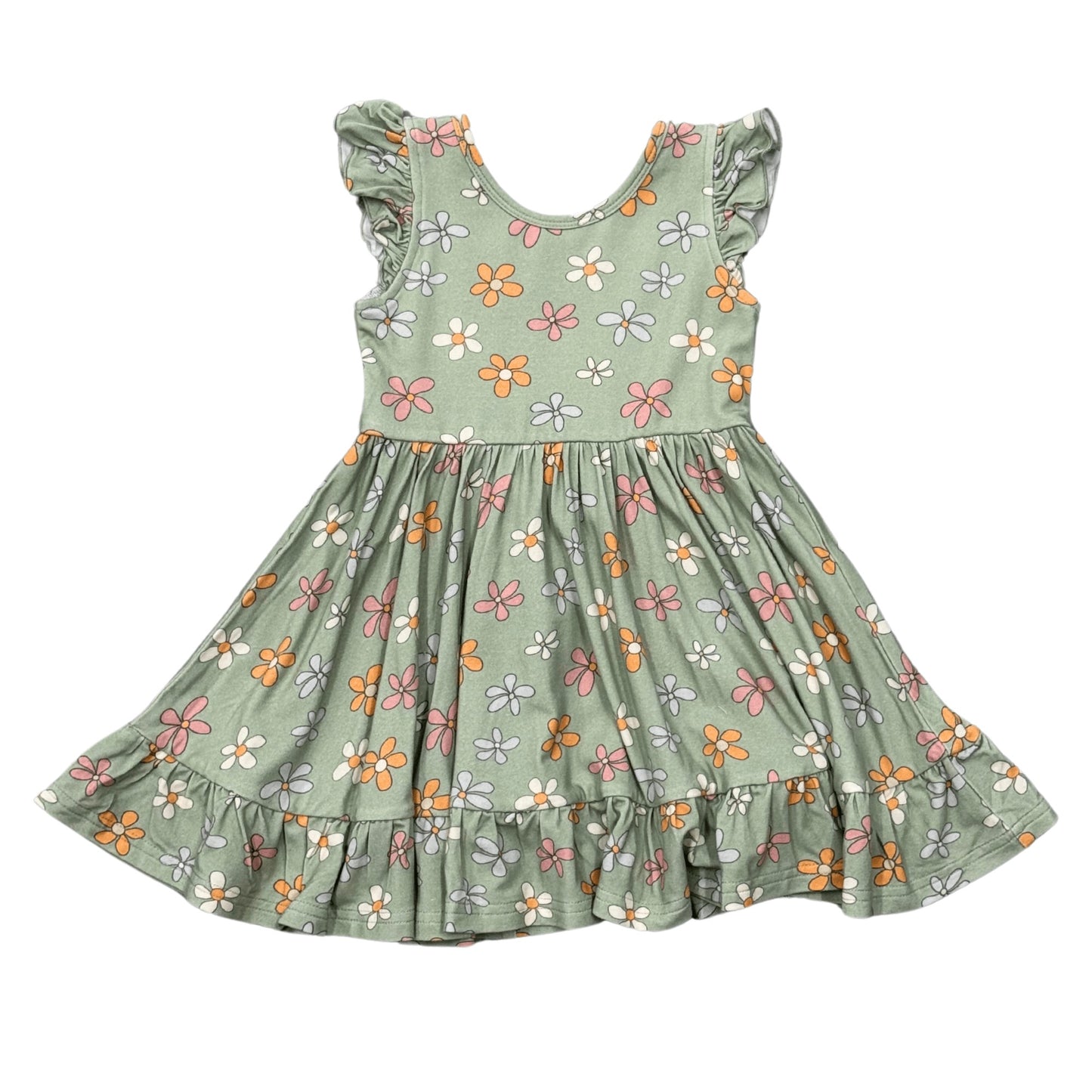 Babysprouts Sketched Daisy Twirl Dress